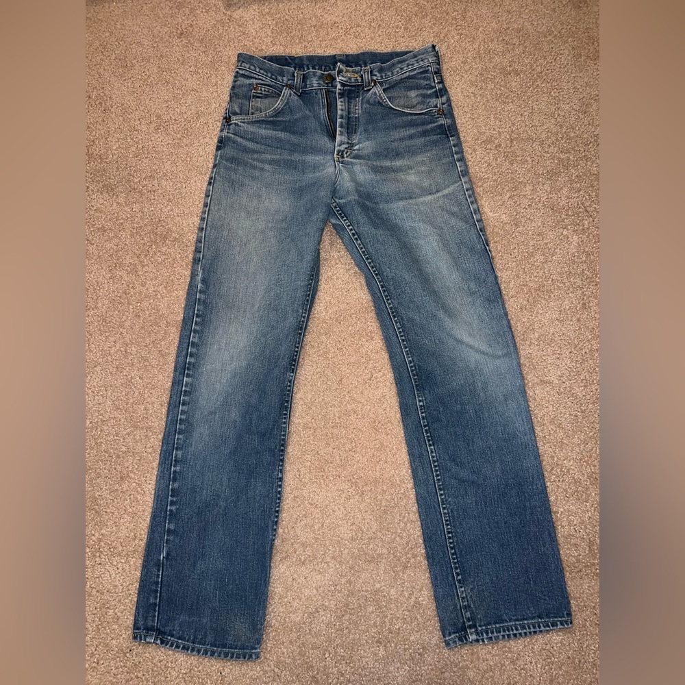 Vintage 1980s Lee Men’s Blue Denim Jeans size 30x32